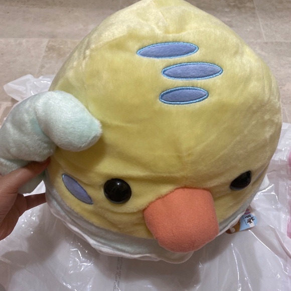 Kotori Tai Tamago Kara Big Plush pastel rainbow - Picture 2 of 11